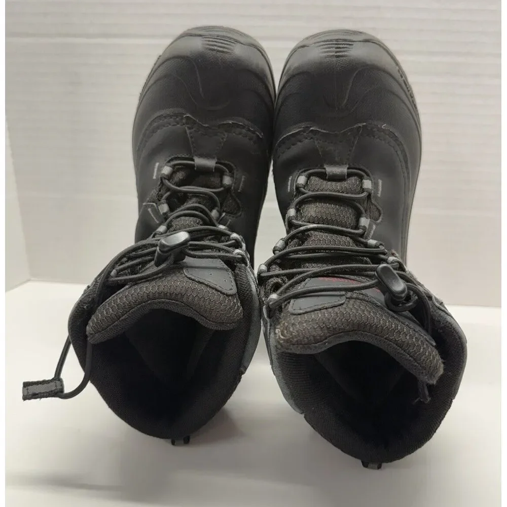 Columbia Bugaboot Snow Boots Kids Size 3 Black 200 Grams Insulated Waterproof‎